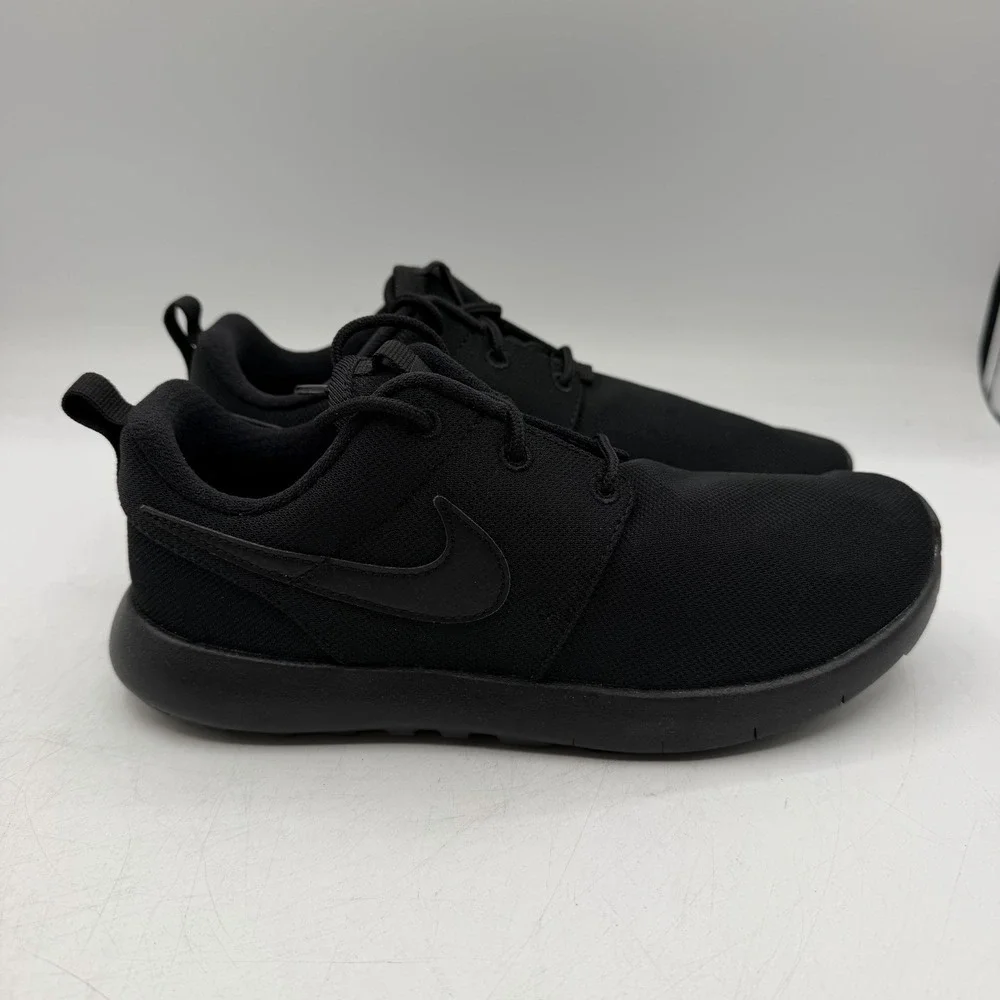 Nike Roshe One PS Running Shoes Youth Big Kids Sz 3 Y Black Sneakers 749427-031